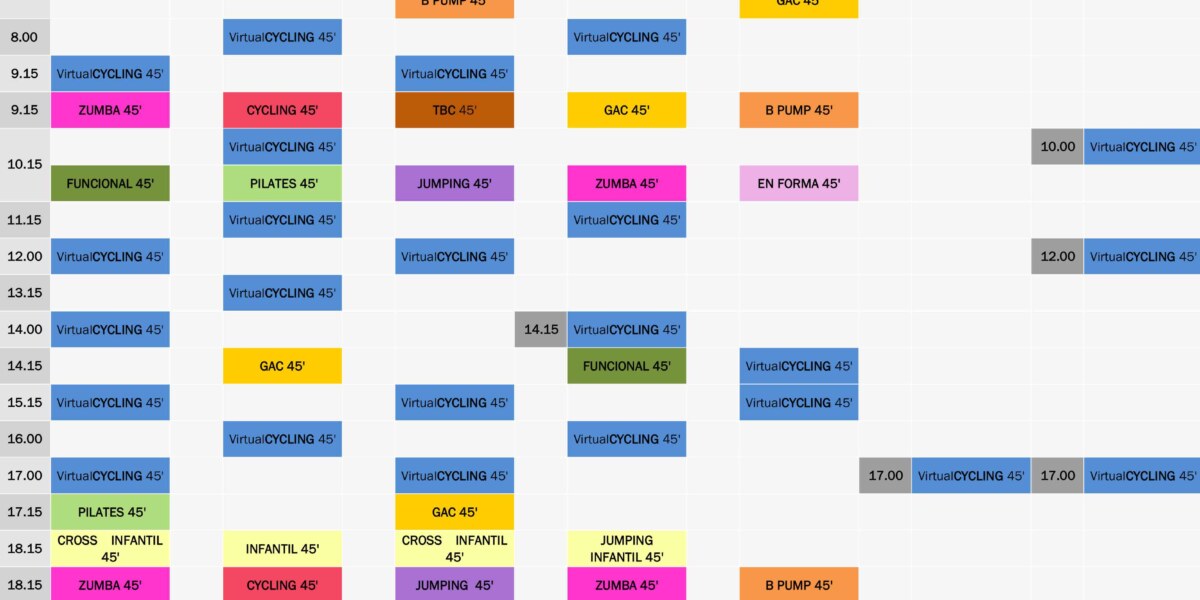 HORARIOS VERANO 2017